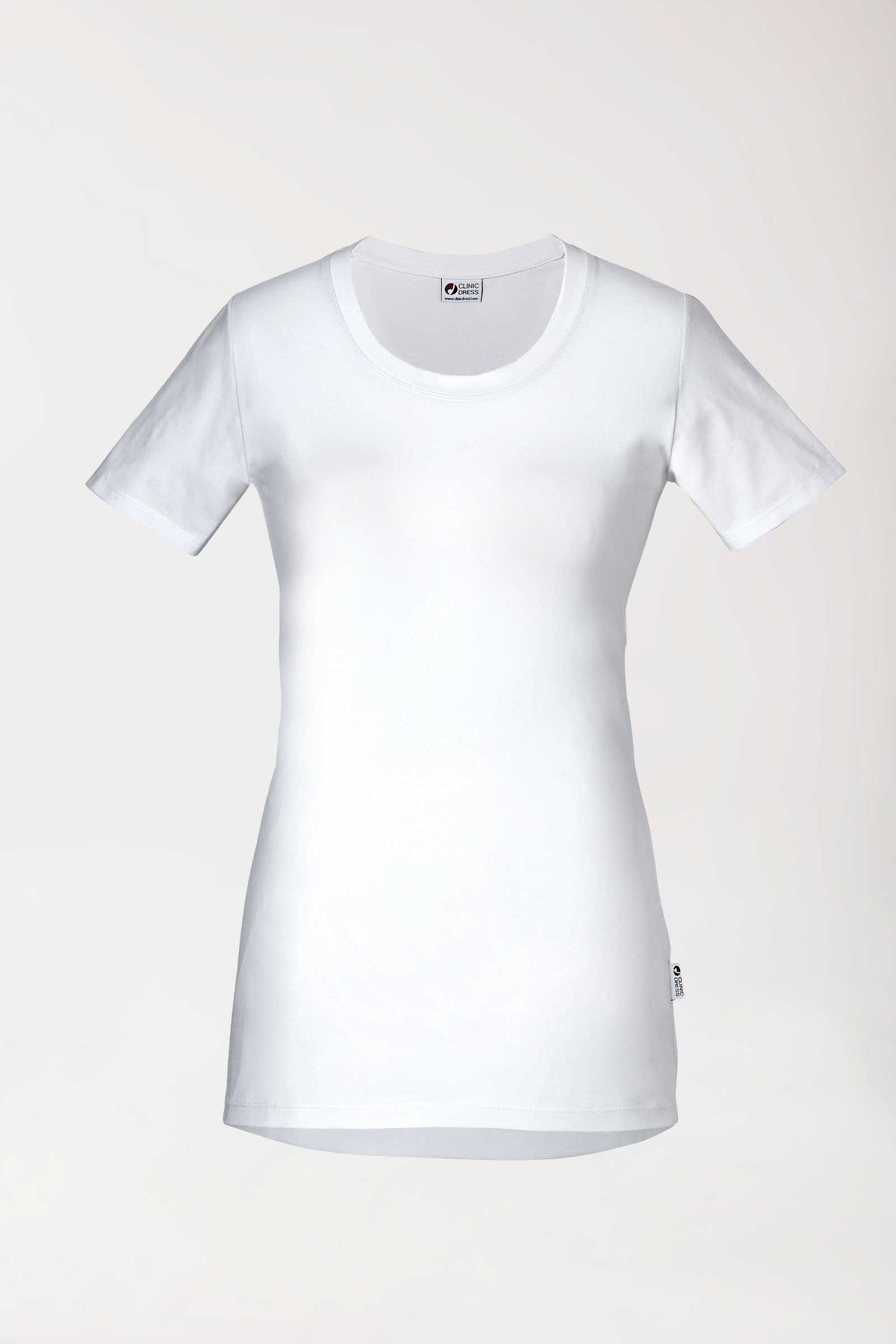 CORE Shirt Damen - Rundhals weiß
