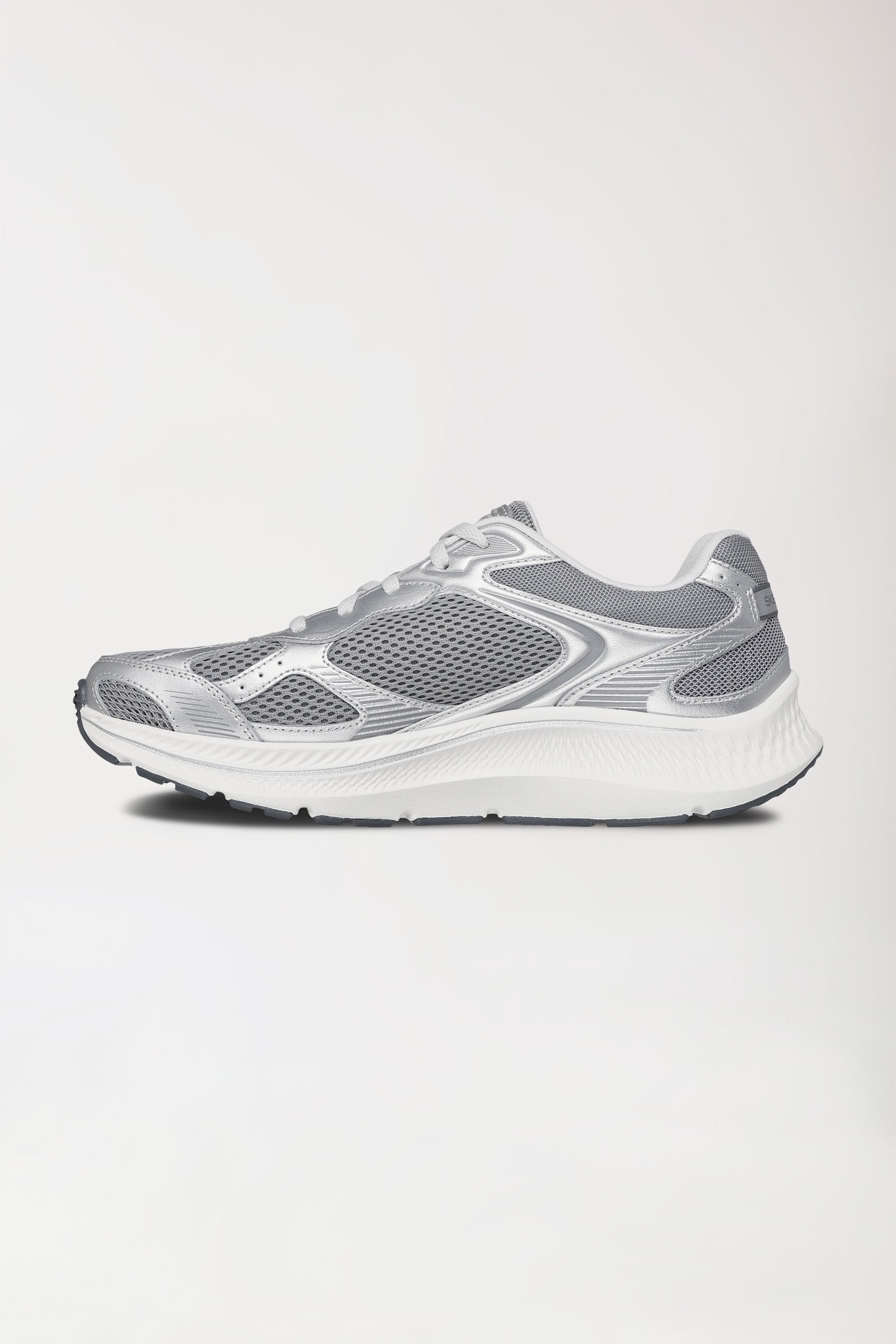 Damen Sneaker-SKECHERS-silber/weiß