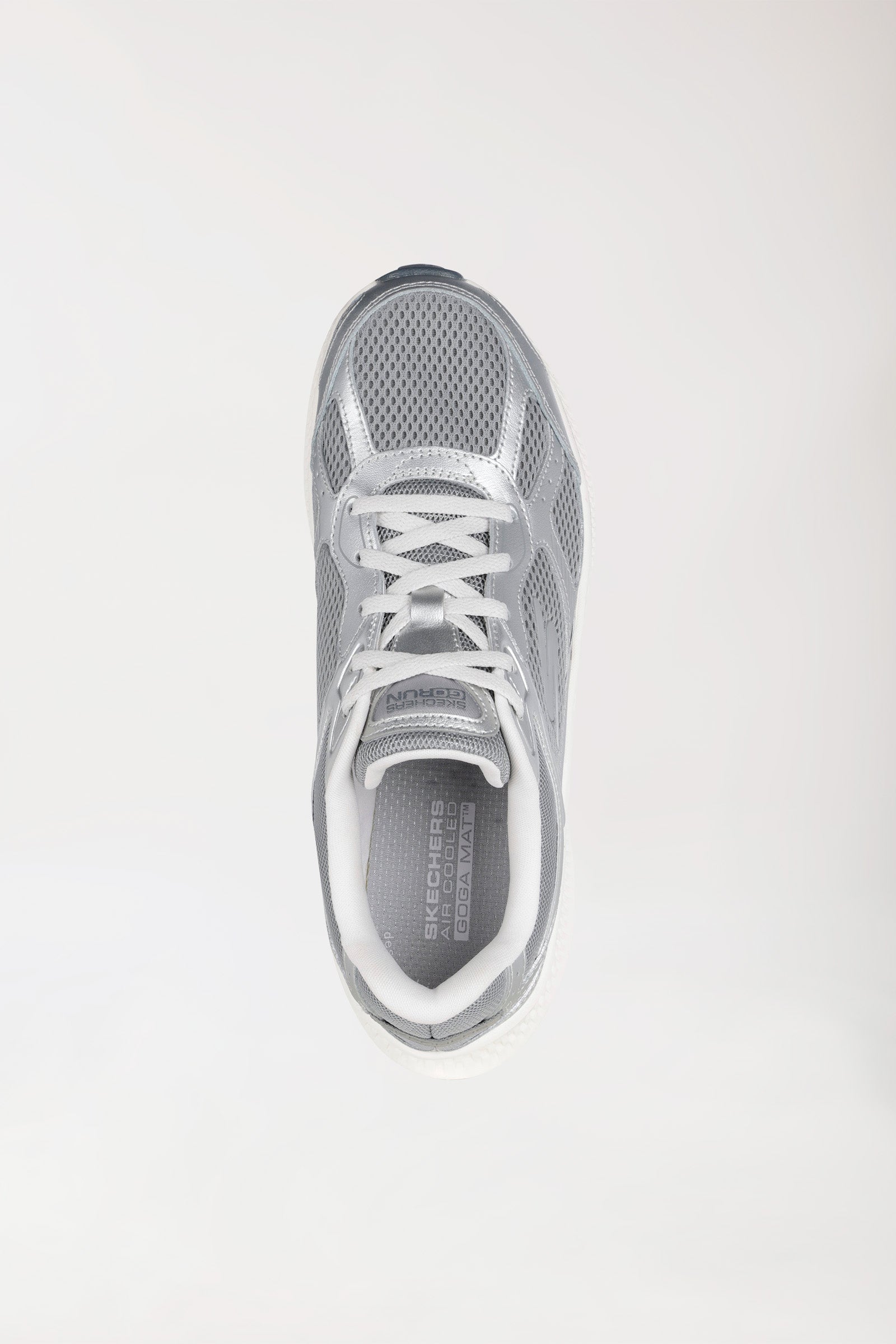 Damen Sneaker-SKECHERS-silber/weiß