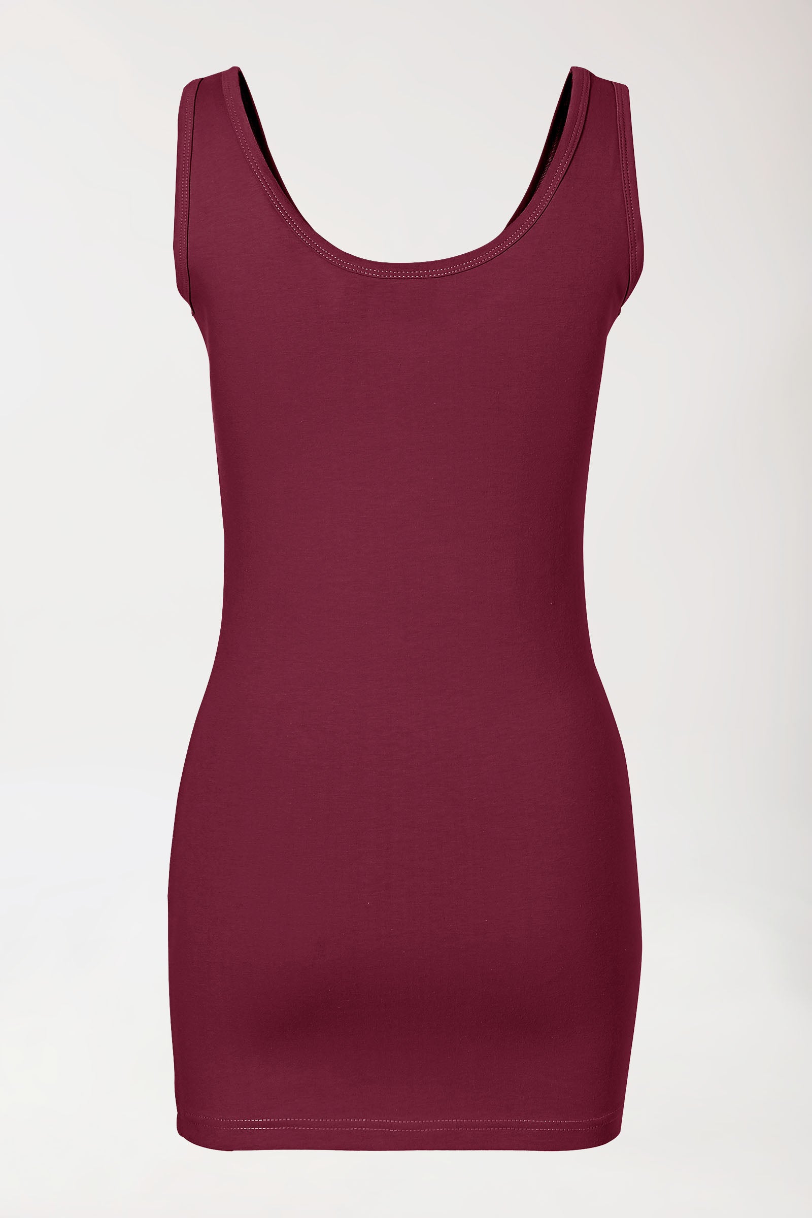 CORE Top Damen - Rundhals bordeaux