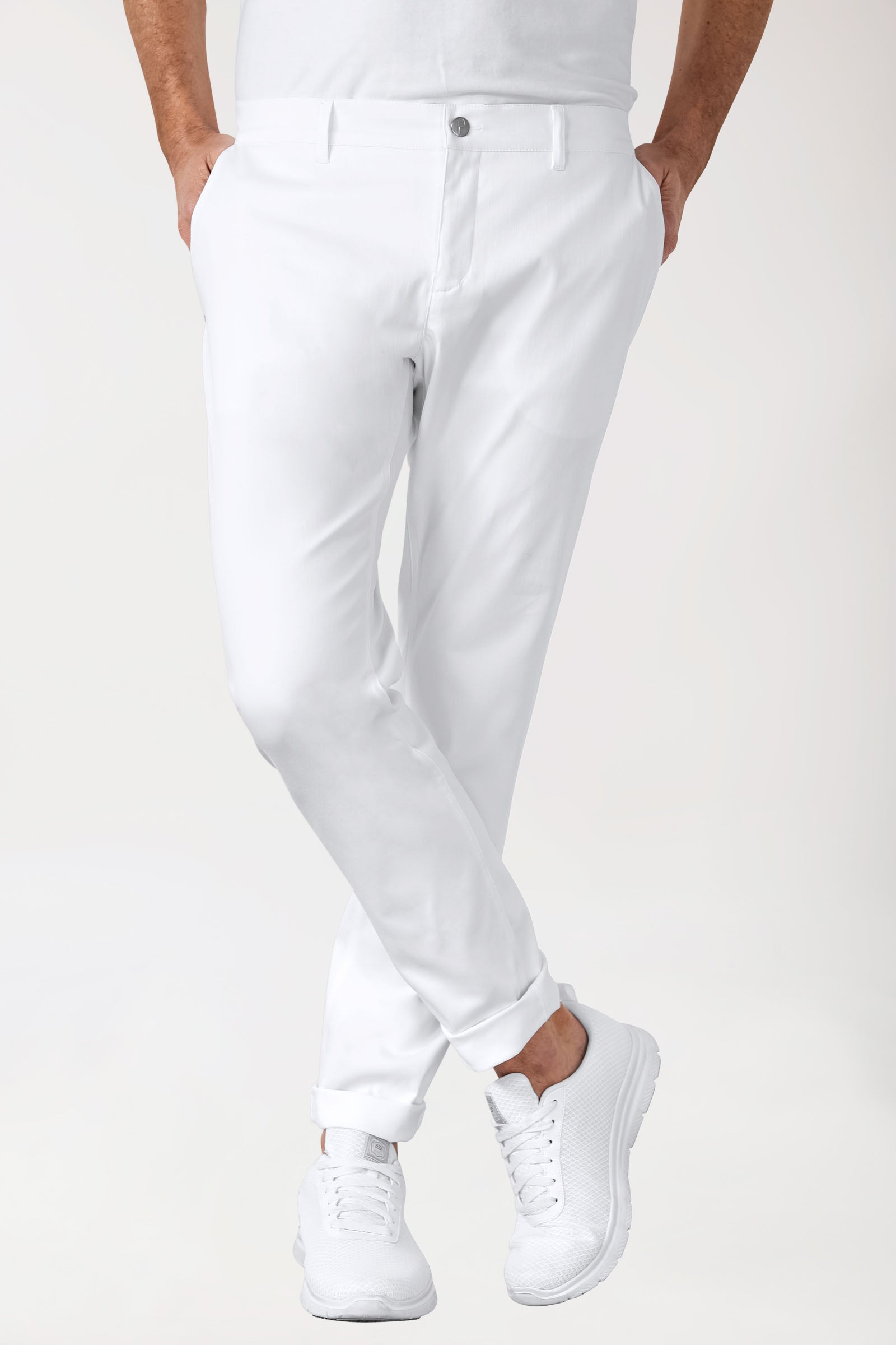COMFY FLEX Hose Herren - Chino Style weiß