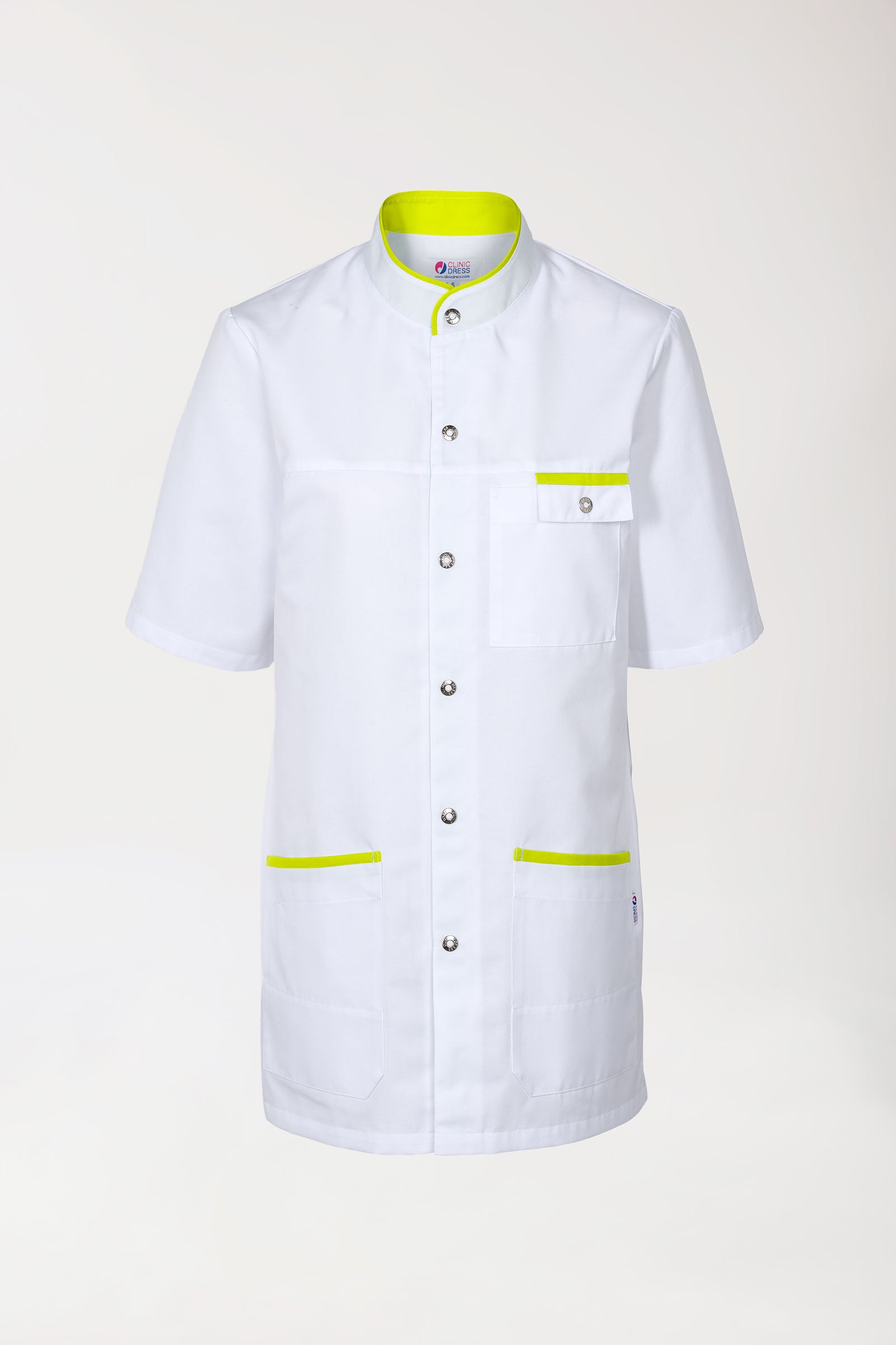 Longkasack Weiß Limette Herren