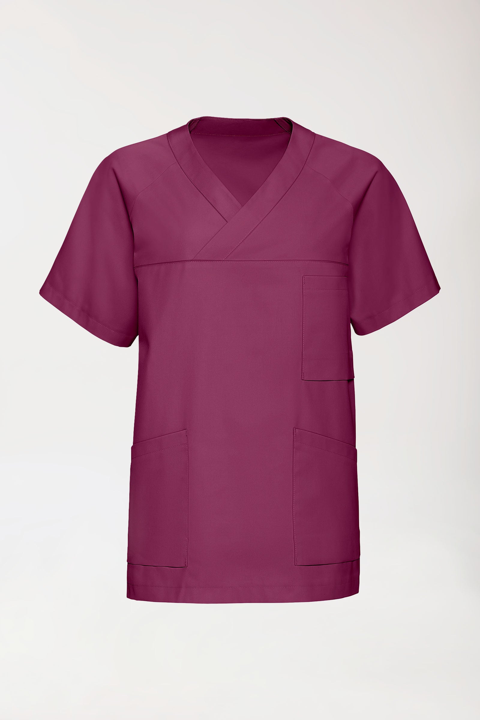 DER Kasack-Kasack Herren - V-Ausschnitt berry