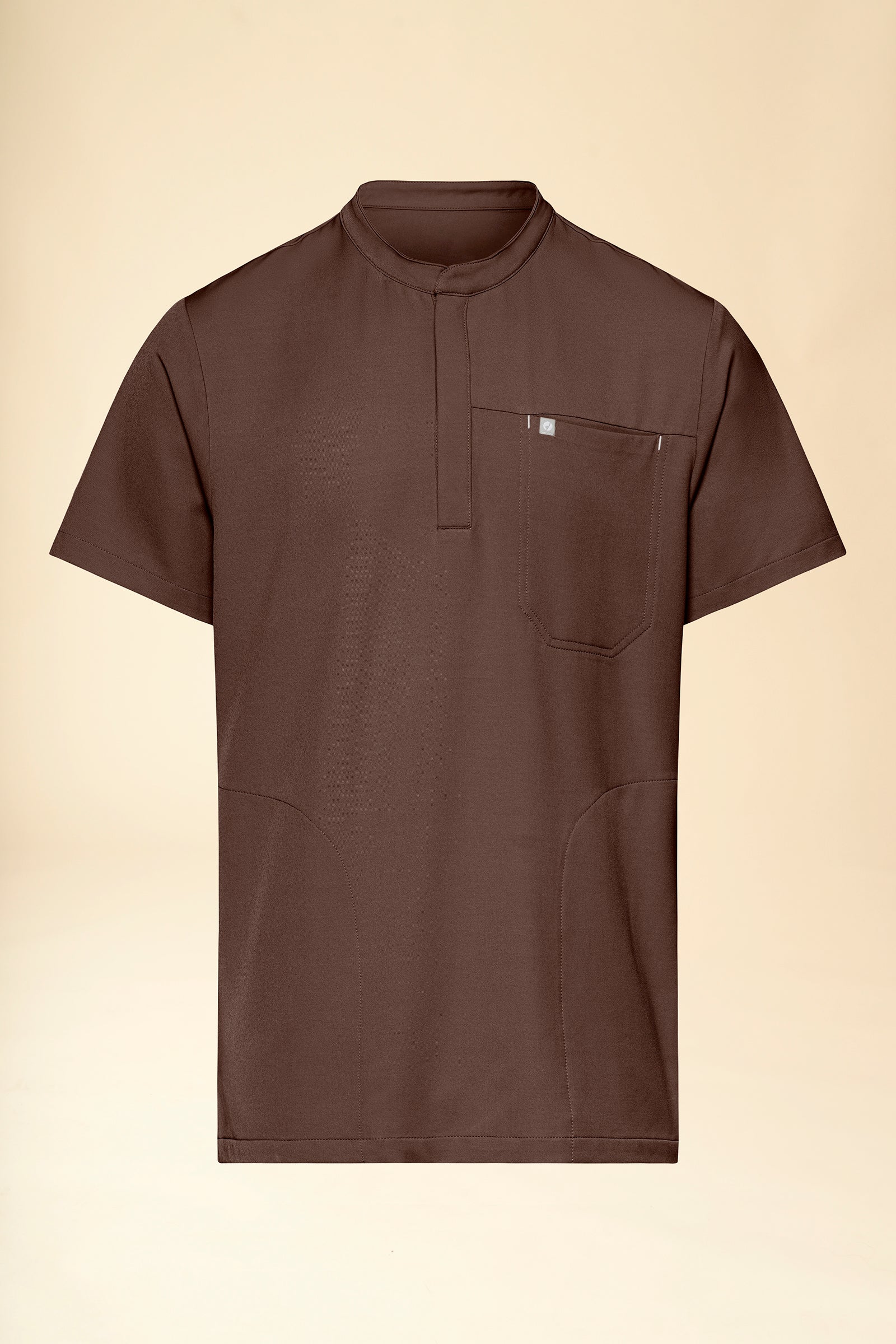 KAERE Schlupfkasack Herren - Stehkragen coffee