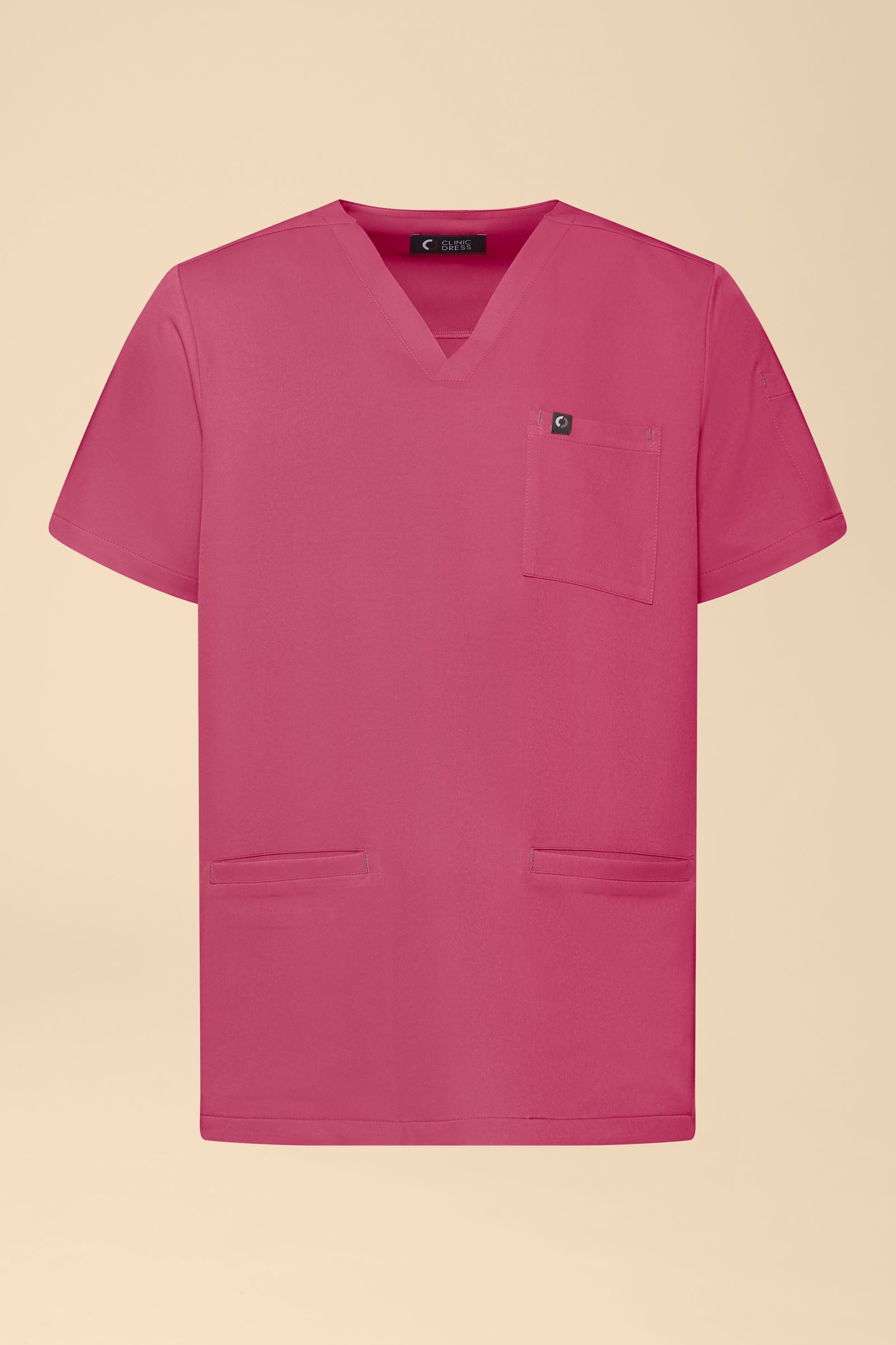 KAERE Schlupfkasack Herren - V-Ausschnitt rosenholz