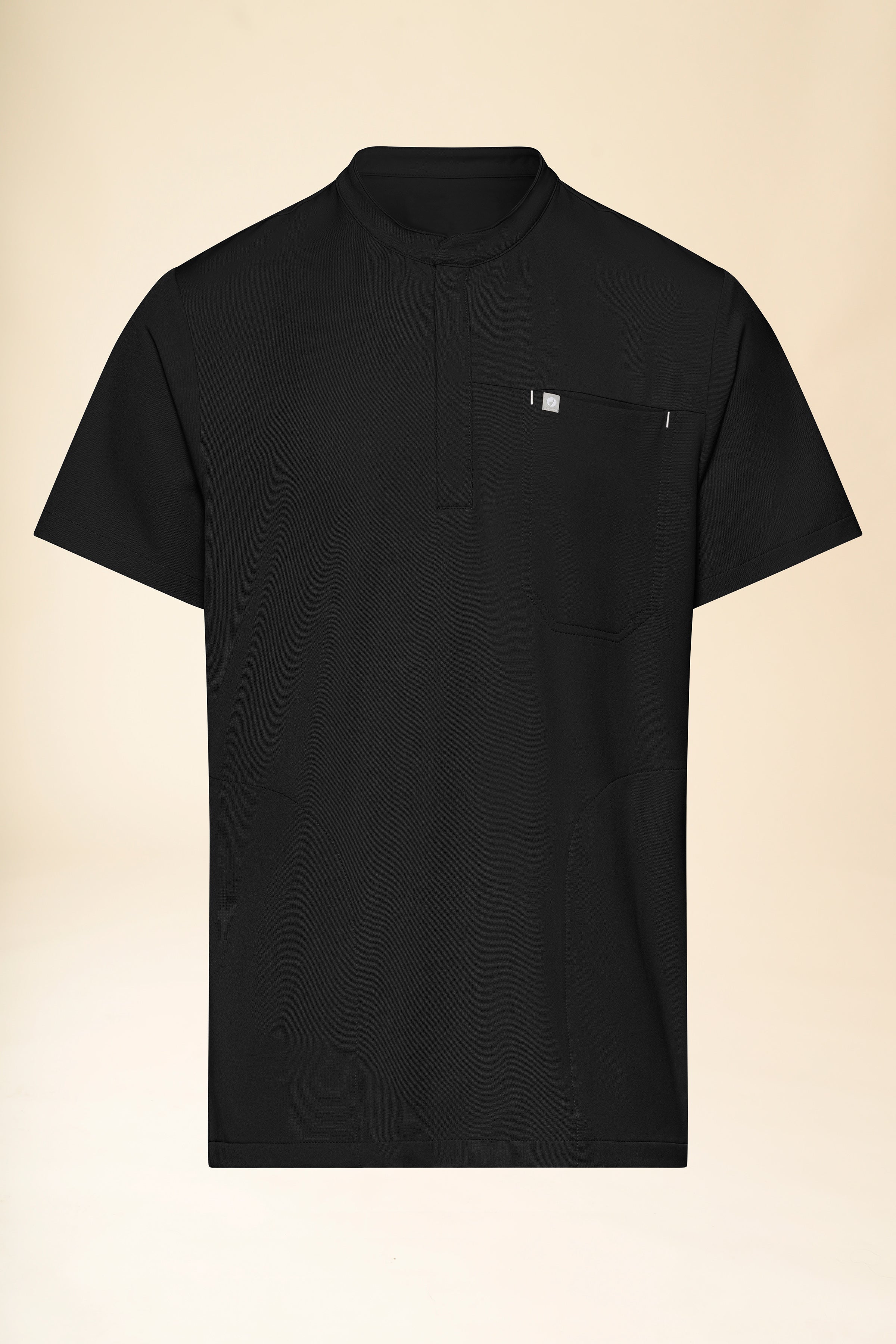 KAERE Schlupfkasack Herren - Stehkragen schwarz