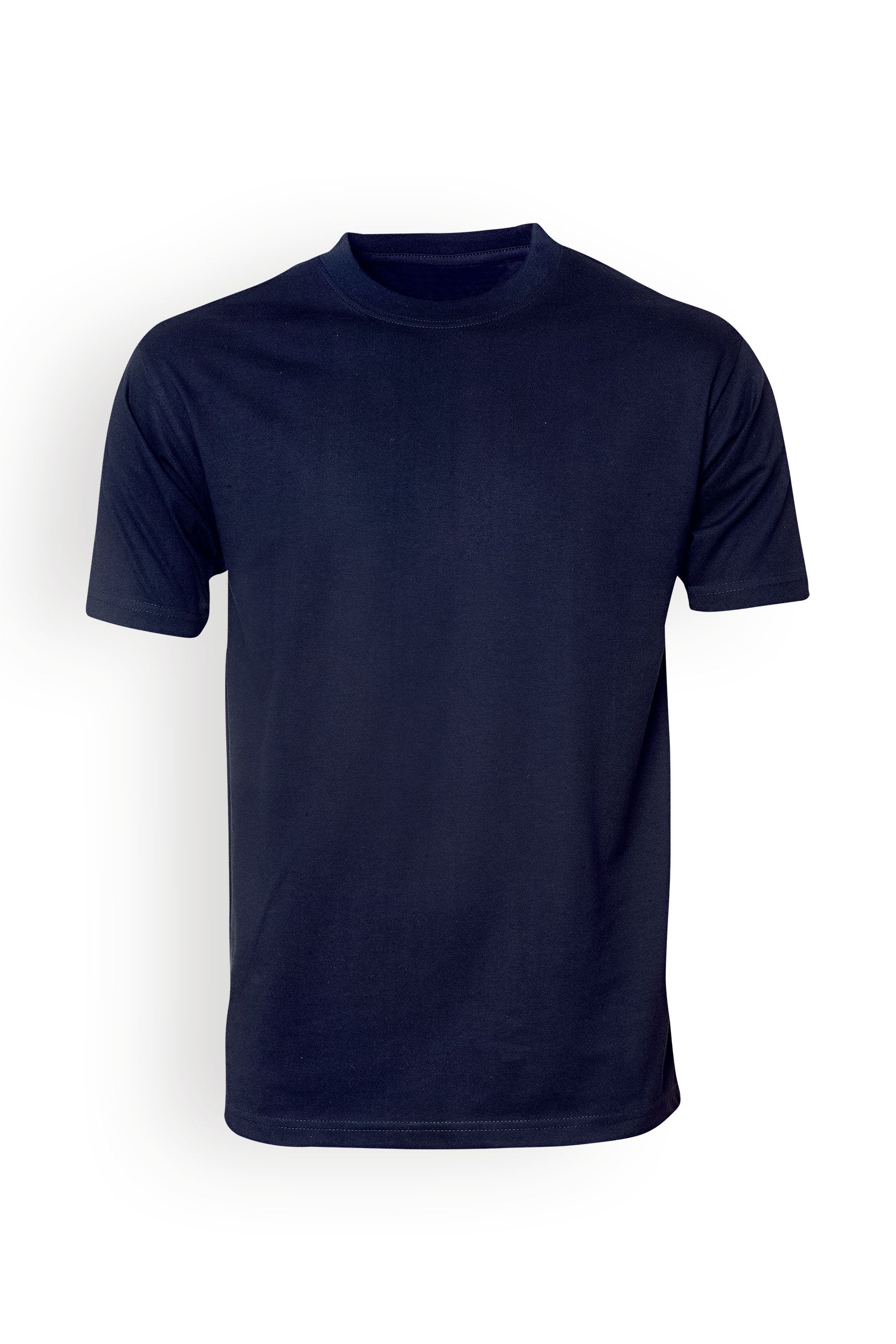 Shirt Herren Industriewäsche geeignet nach EN ISO 15797 - 1/2 Arm nachtblau, Vorderansicht 
