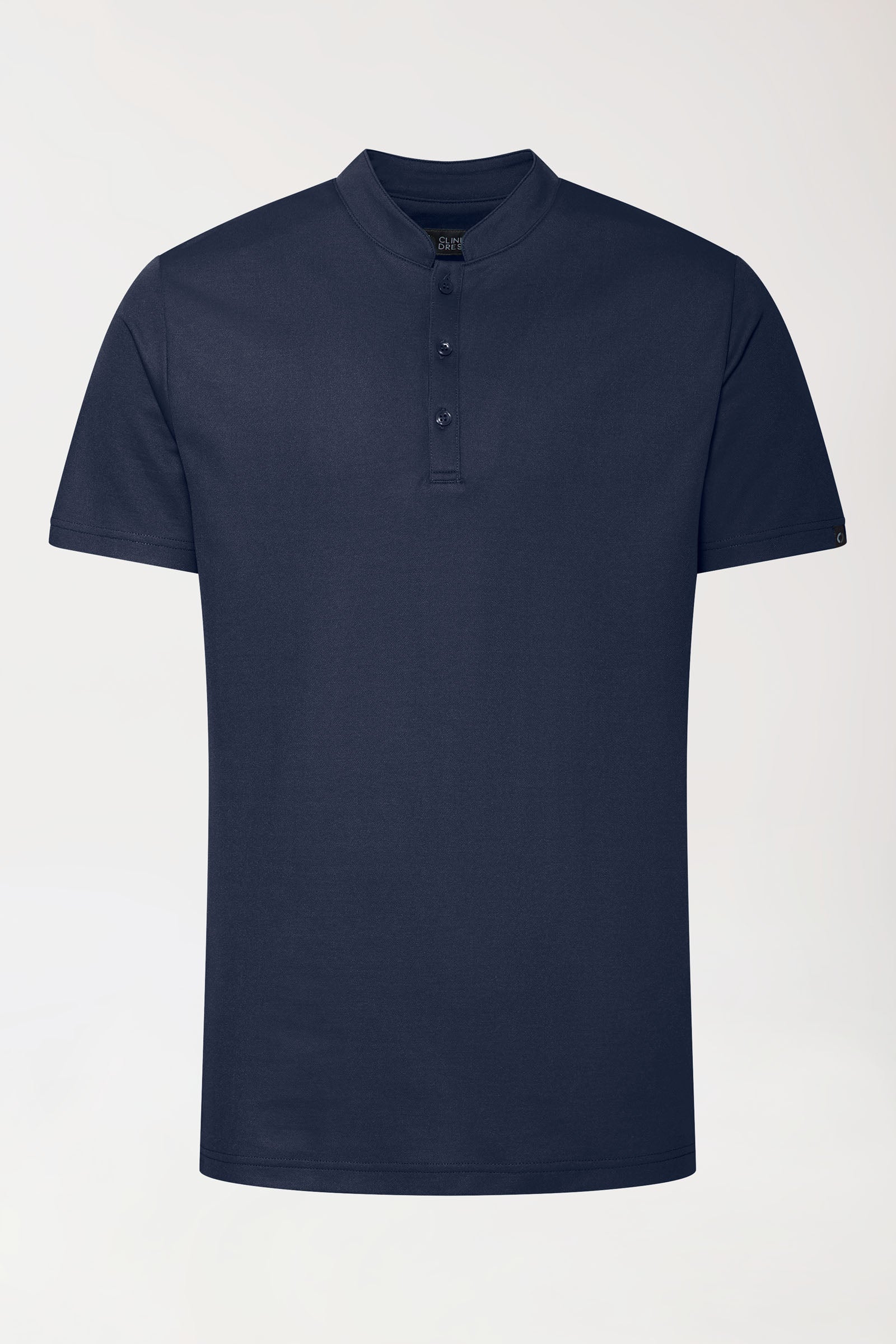 COMFY FLEX Stretch Shirt Herren - Stehkragen navy, Vorderansicht 