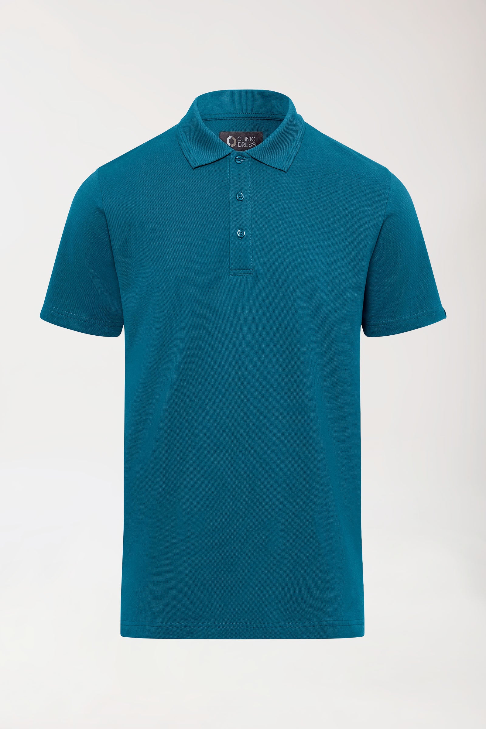 COMFY FLEX Stretch Shirt Herren - Polokragen petrol