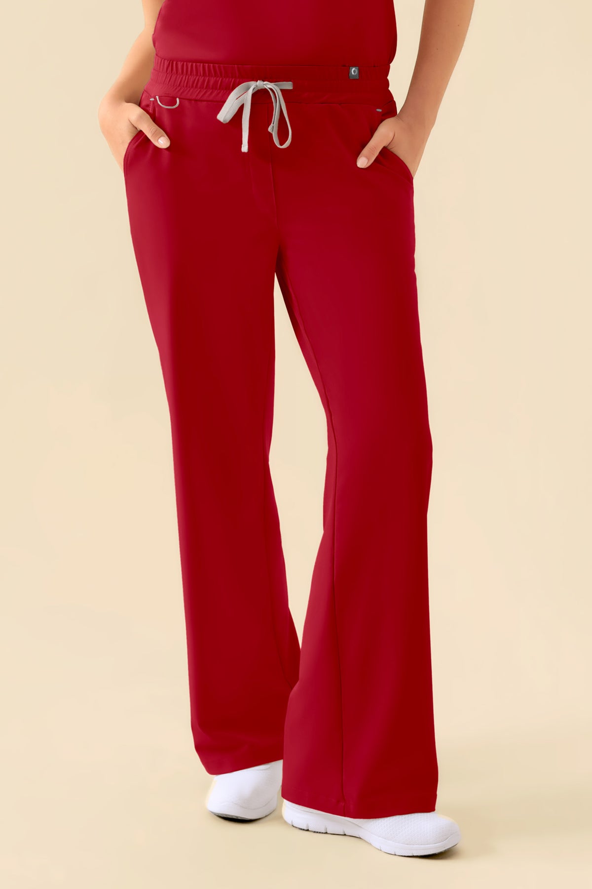 KAERE Hose Damen - weites Bein rot