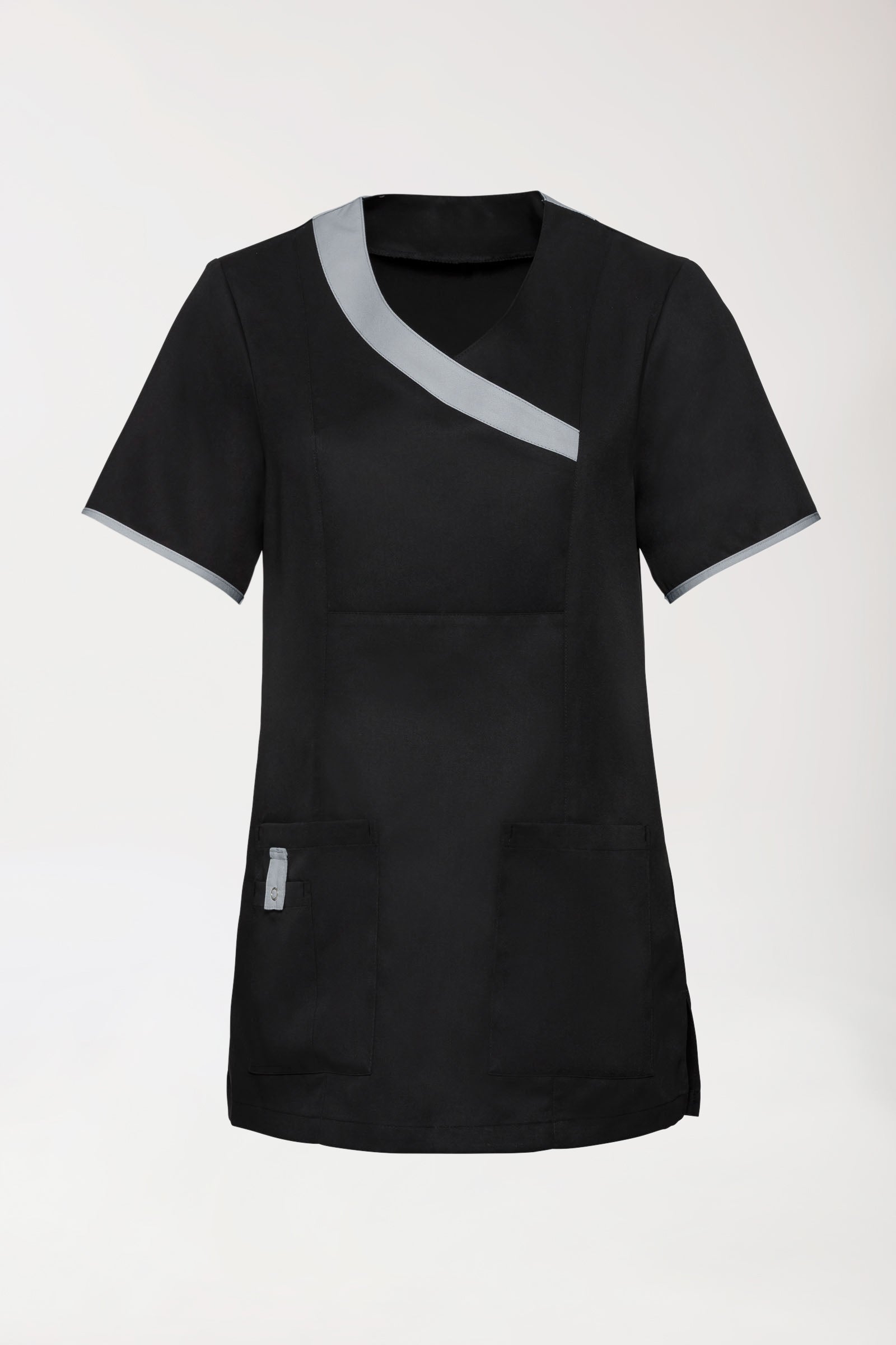 Schlupfkasack Damen Schwarz Perlgrau