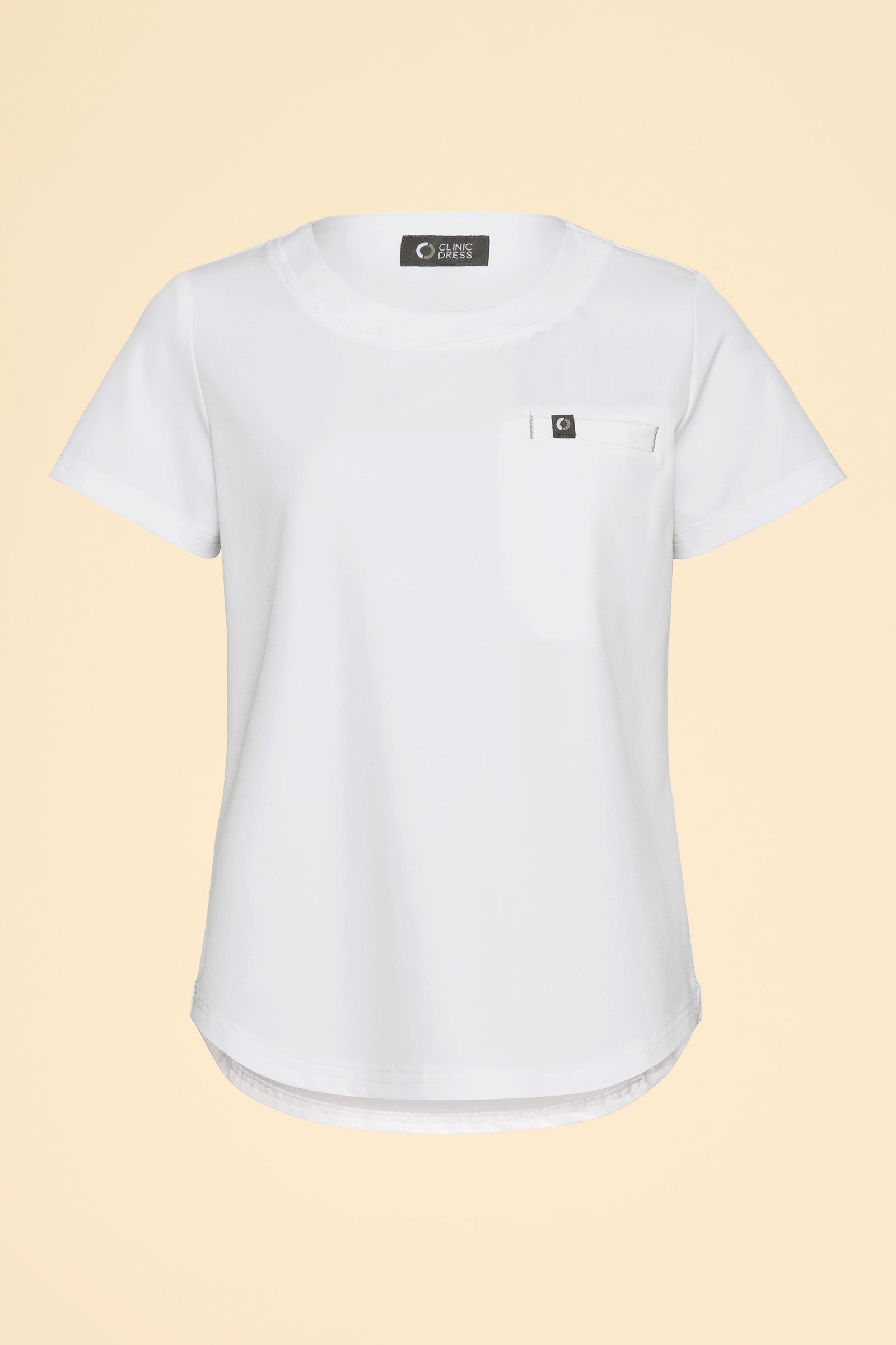 KAERE Shirt Damen - Rundhalsausschnitt weiß, Vorderansicht 