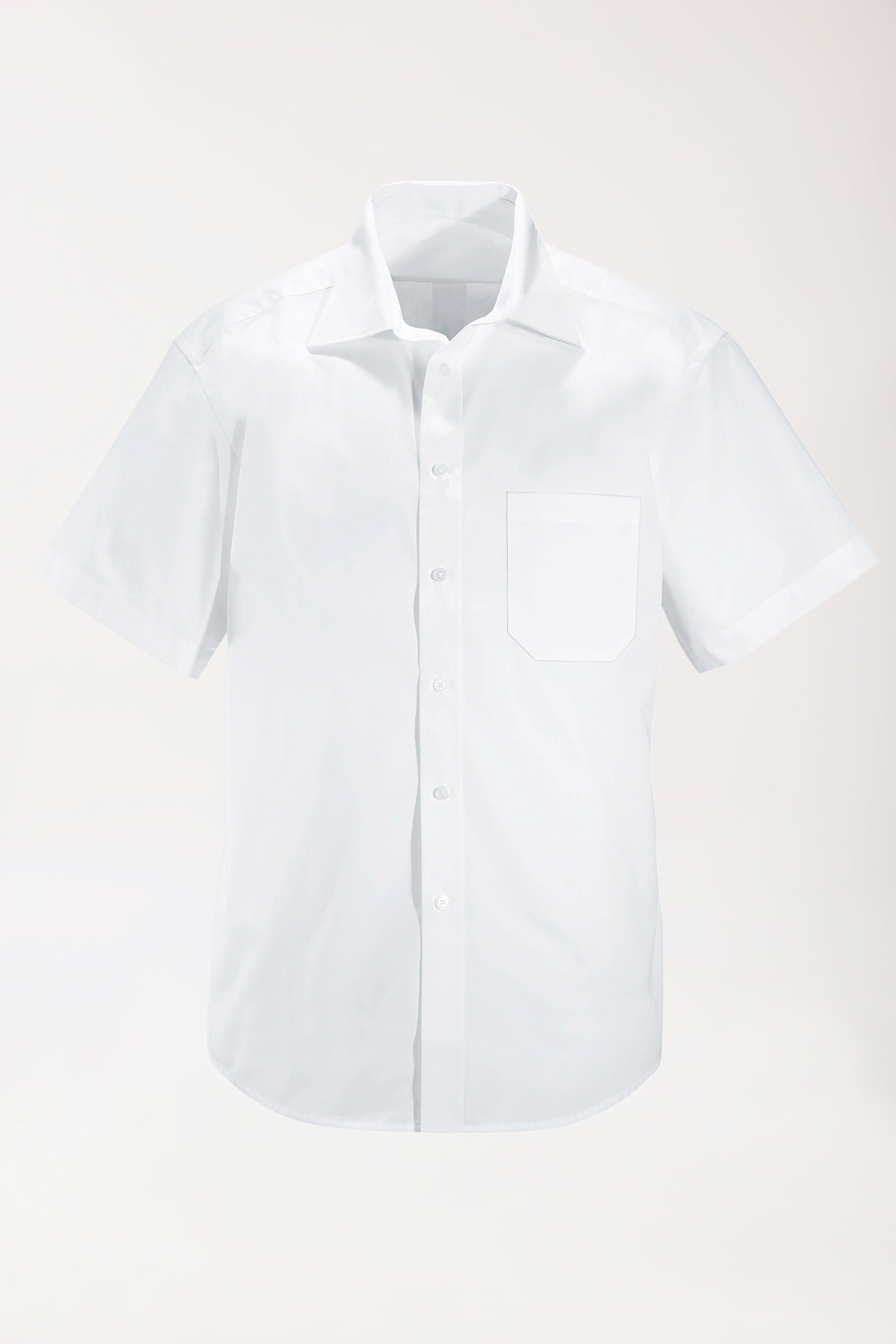 Herrenhemd Weiß Halbarm
