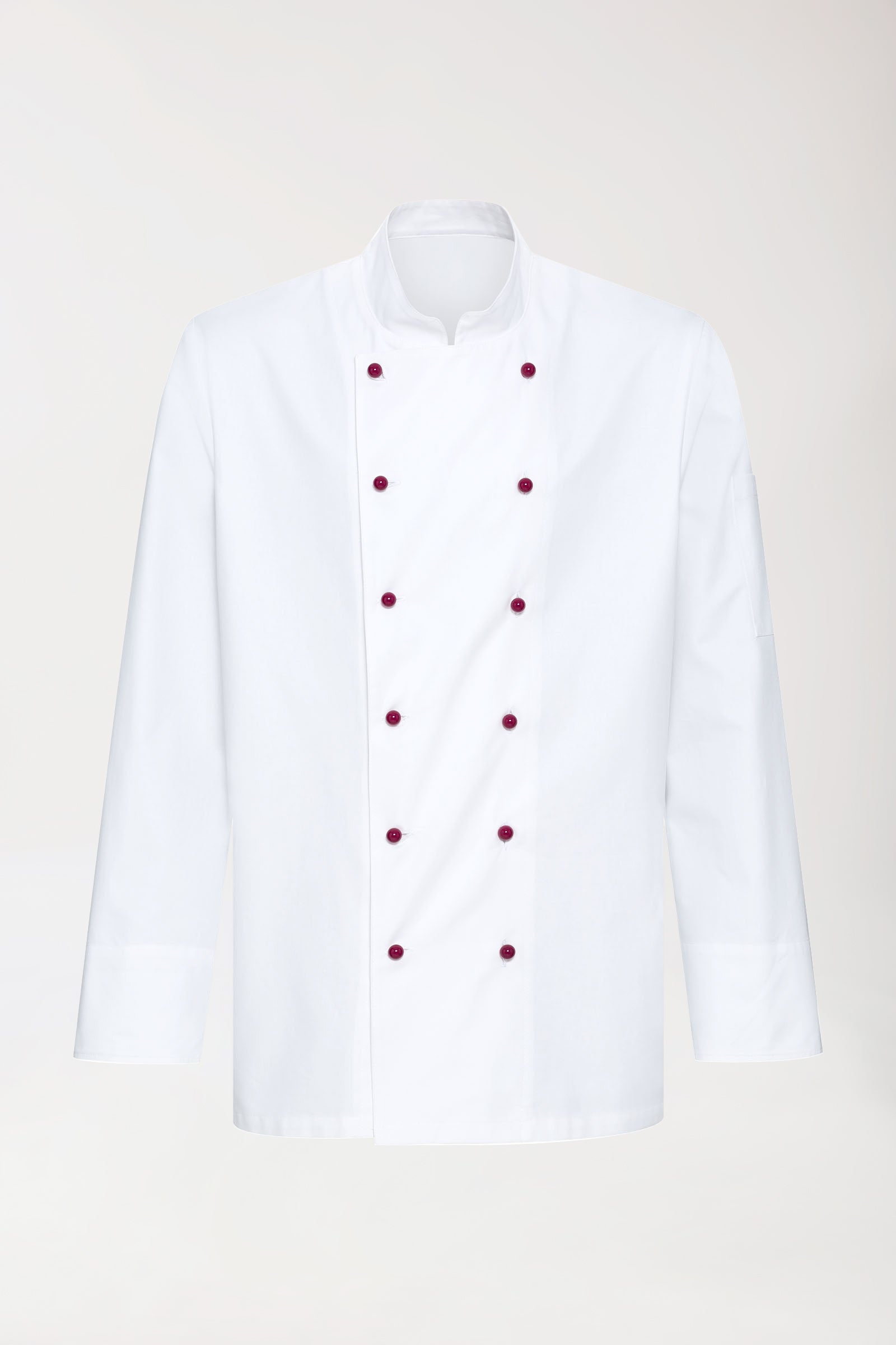 Gastro Kochjacke Herren - 6er Knopfreihe - 1/1 Arm weiß