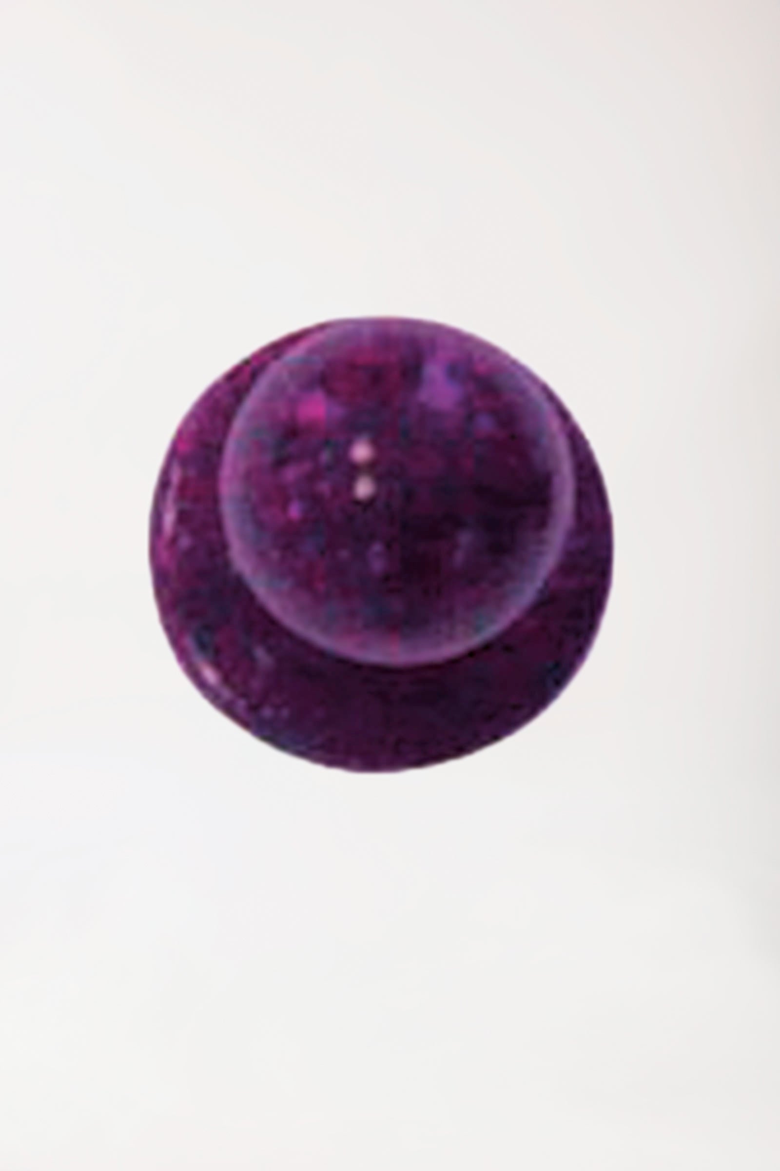 Gastro Kugelknöpfe Unisex - 12 Stück pflaume, Vorderansicht 