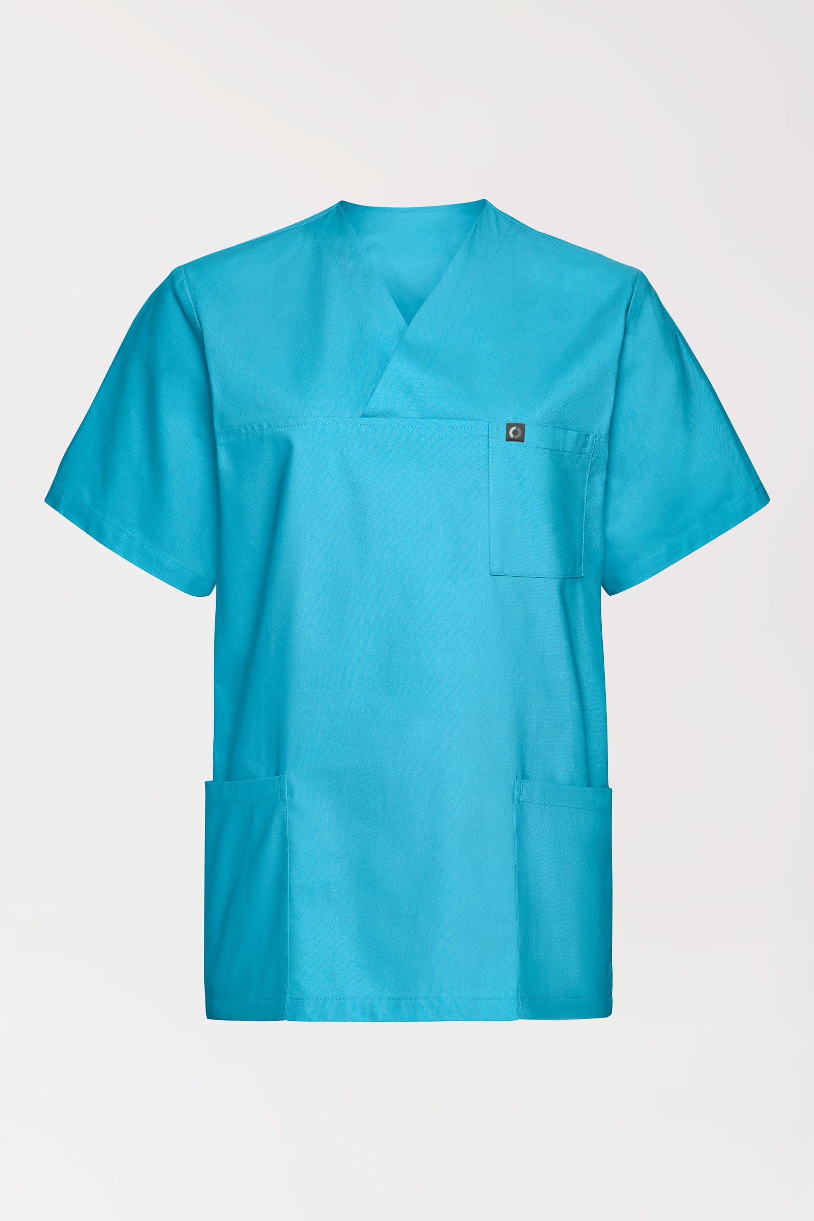 Baumwolle Schlupfkasack Unisex - Doppelpack türkis, Vorderansicht 