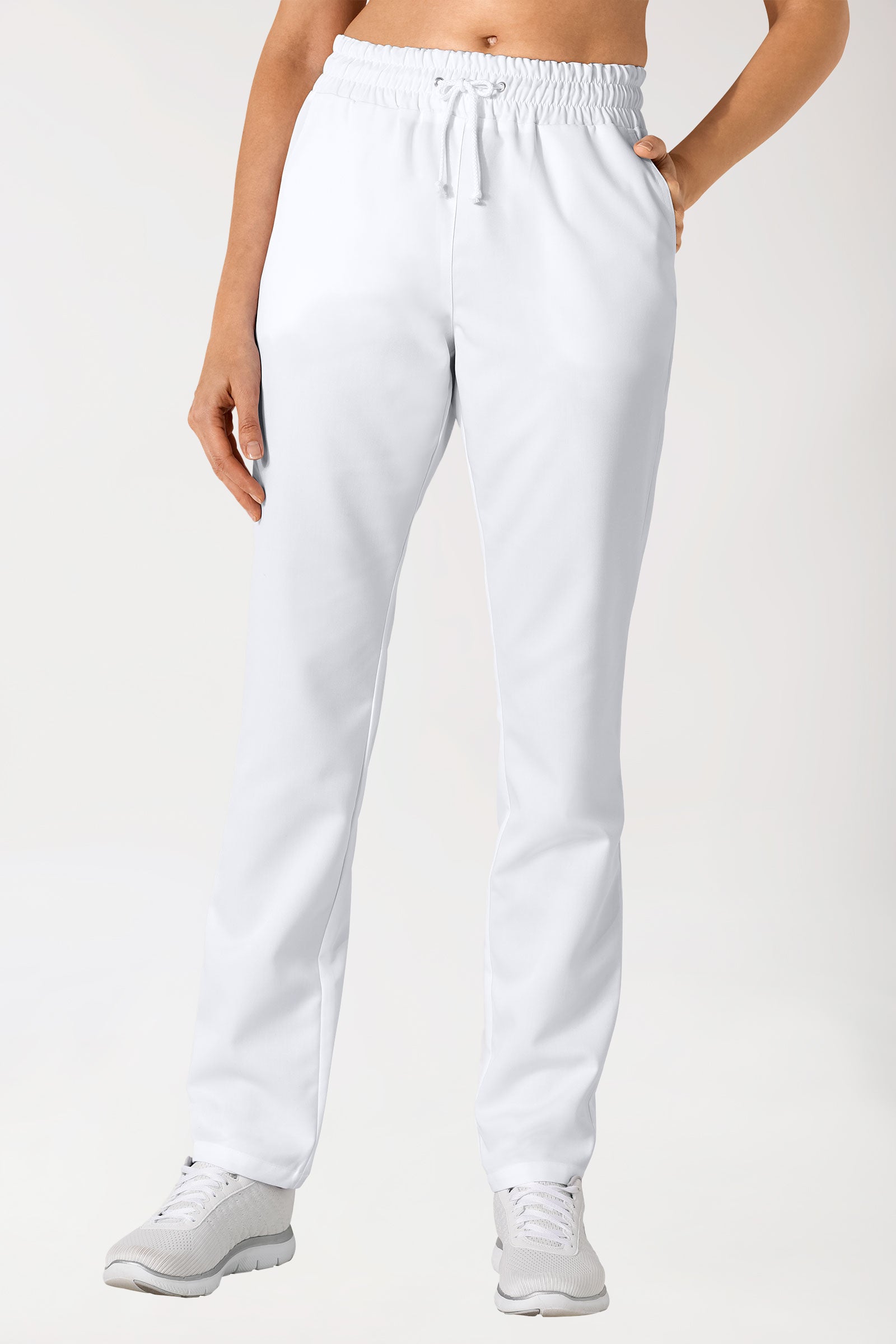 GREEN Hose Unisex - Gummibund weiß