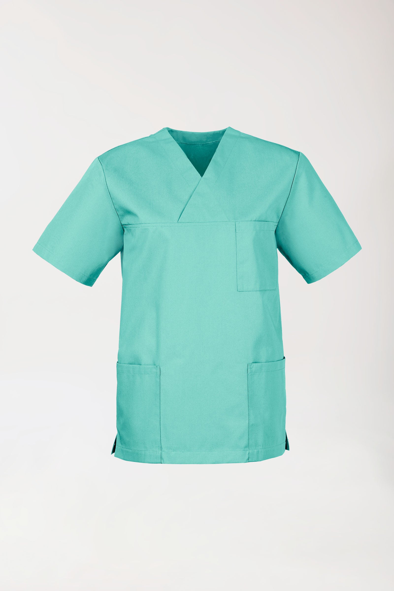 JUST STRONG Schlupfkasack Unisex - V-Ausschnitt aqua green