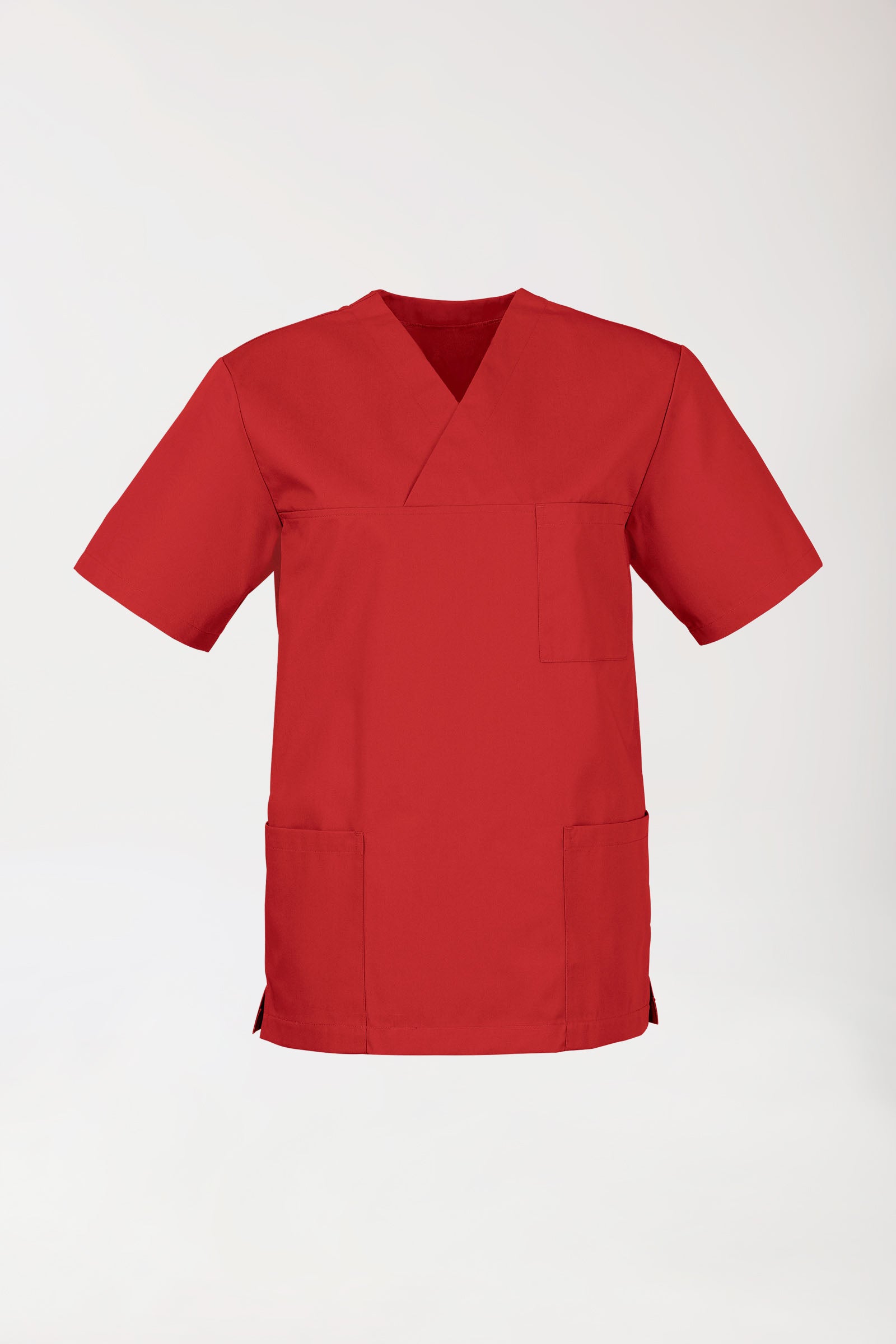 JUST STRONG Schlupfkasack Unisex - V-Ausschnitt rot