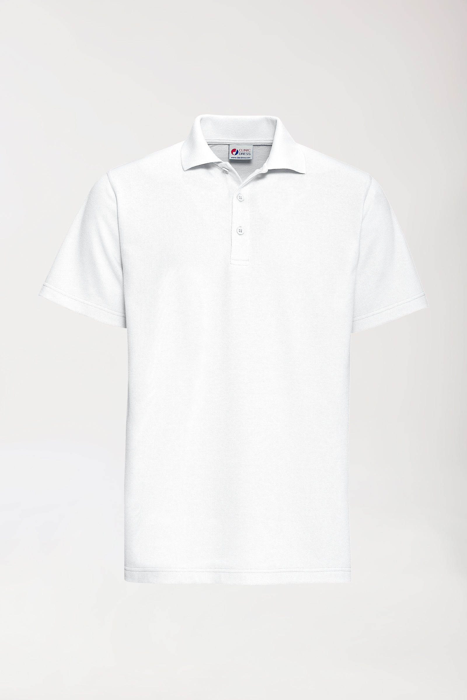CORE Shirt Unisex - Polokragen weiß